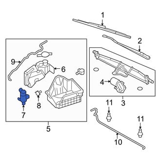 Ford OE - Windshield Washer Pump