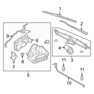 Ford OE - Windshield - Wiper & Washer Components