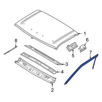 Ford OE - Left Roof Panel Weatherstrip