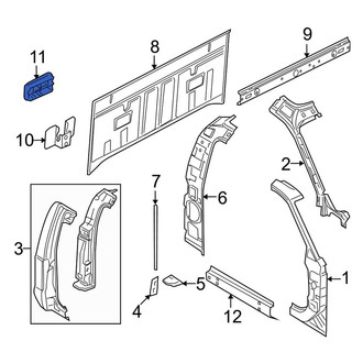 Ford OE - Rear Quarter Panel Air Vent Grille