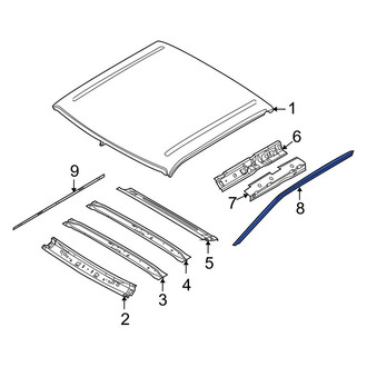 Ford OE - Right Roof Panel Weatherstrip