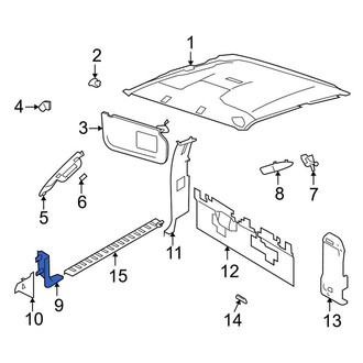 Ford OE - Left Kick Panel Trim