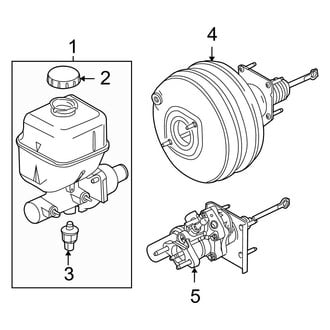Ford OE - Cab - Components on Dash Panel (Crew Cab)