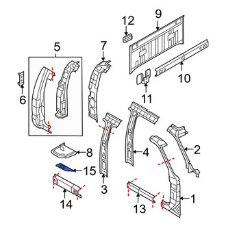 Ford OE - Right Rocker Panel Seal