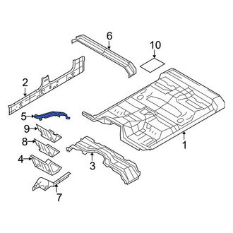 Ford OE - Right Floor Pan Reinforcement
