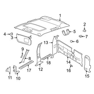 Ford OE - Cab - Interior Trim (Crew Cab)