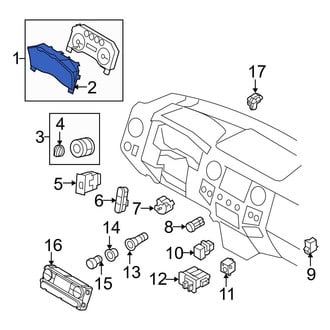Ford OE - Instrument Panel Lens