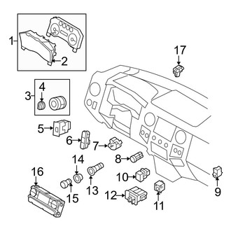 Ford OE - Instrument Panel - Cluster & Switches