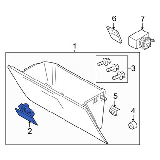 Ford OE - Front Glove Box Latch