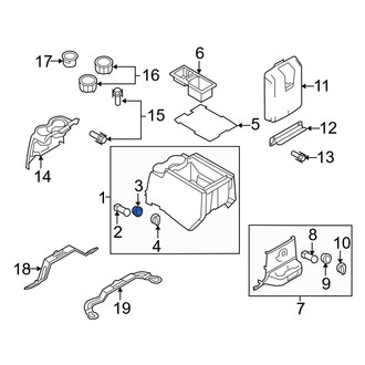 Ford OE - 12 Volt Accessory Power Outlet Housing