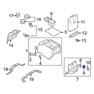Ford OE - 12 Volt Accessory Power Outlet Housing