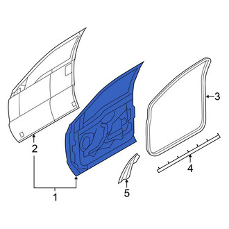 Ford OE - Front Left Door Shell