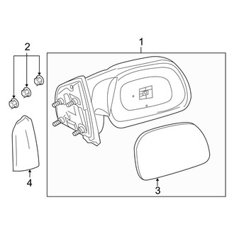 Ford OE - Front Door - Outside Mirrors (W/O Trailer Tow)