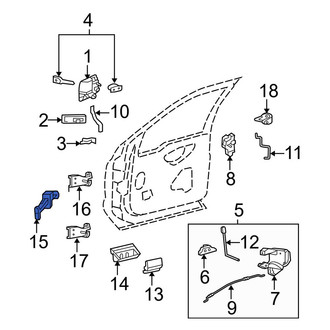 Ford OE - Front Door Check