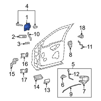Ford OE - Front Right Outer Exterior Door Handle