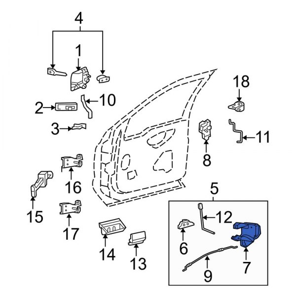 Door Latch Assembly