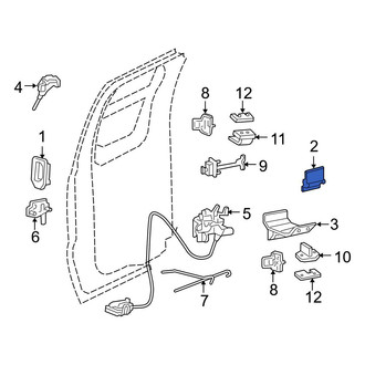 Ford OE - Front Left Inner Interior Door Handle