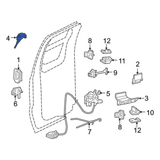 Ford OE - Rear Right Door Latch Assembly