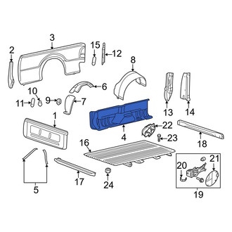 Ford OE - Rear Right Inner Truck Bed Panel