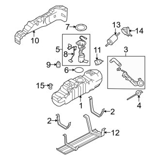 2008 Ford F-250 OEM Fuel System Parts | Pumps, Lines — CARiD.com