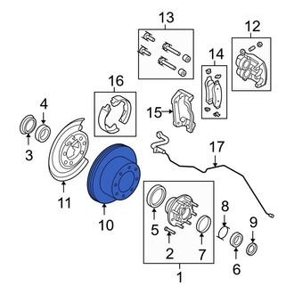 Ford OE - Front Disc Brake Rotor