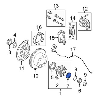 Ford OE - Front Inner Wheel Bearing Race