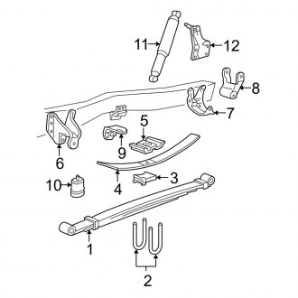 2008 Ford F-250 OEM Suspension Parts | Shocks, Struts — CARiD.com