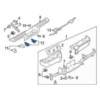 Ford OE - Rear Right Inner Parking Aid Sensor Housing