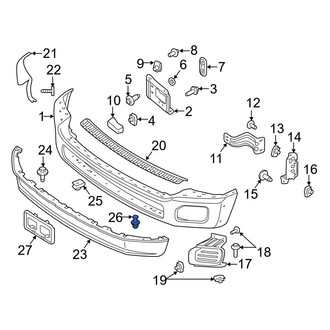 Ford OE - Valance Panel Clip