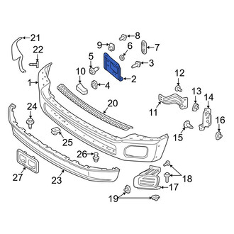 Ford OE - Front Right Bumper Face Bar Mount