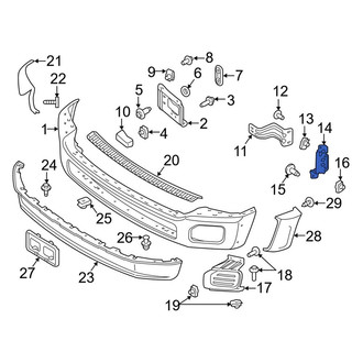 Ford OE - Front Right Outer Bumper Face Bar Bracket
