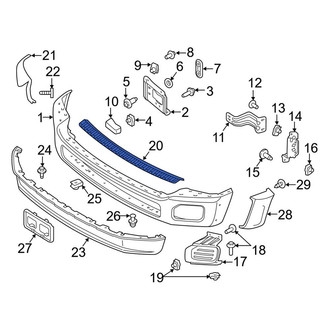 Ford OE - Front Bumper Step Pad
