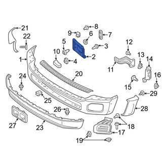 Ford OE - Front Right Bumper Face Bar Mount