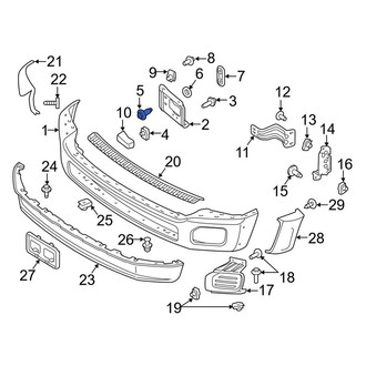 Ford OE - Bumper Face Bar Mount Bolt