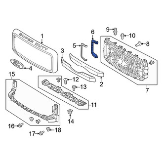 Ford OE - Right Outer Grille Reinforcement