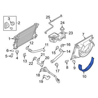 Ford OE - Lower Engine Cooling Fan Shroud