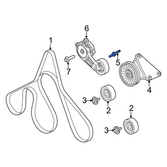 Ford OE - Accessory Drive Belt Idler Pulley Stud