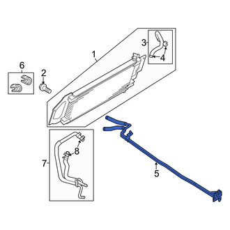 Ford OE - Automatic Transmission Oil Cooler Hose