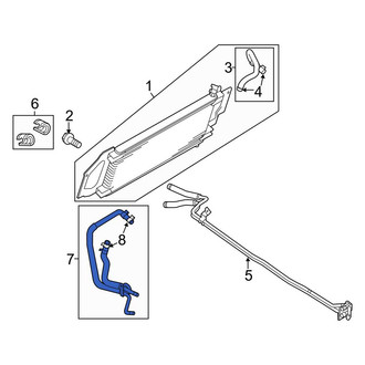 Ford OE - Automatic Transmission Oil Cooler Hose