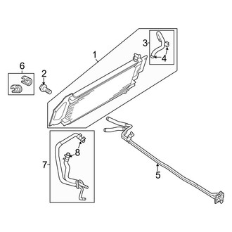 Ford OE - Cooling - Trans Oil Cooler (6.2L)