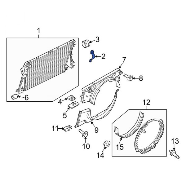 Radiator Mount Bracket