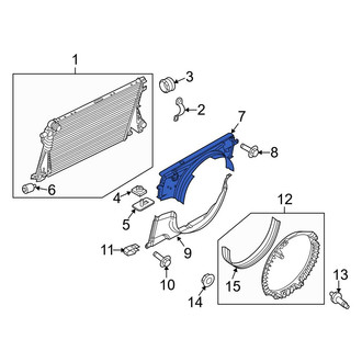 Ford OE - Upper Engine Cooling Fan Shroud