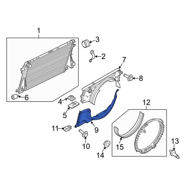 Engine Cooling Fan Shroud