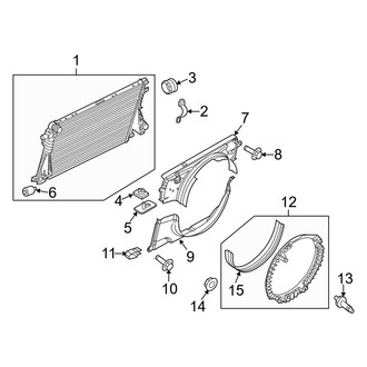 Ford OE - Cooling - Radiator & Components (Main), (Crew Cab)