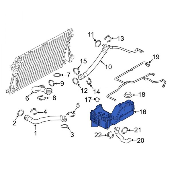 Engine Coolant Reservoir