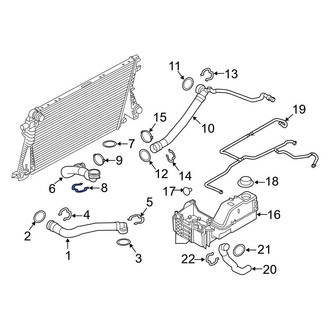 Ford OE - Radiator Coolant Hose Clip