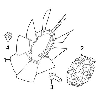 Ford OE - Cooling Fan (Crew Cab)