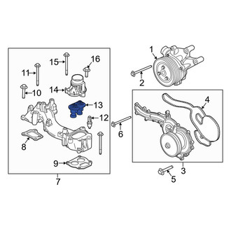 Ford OE - Left Engine Coolant Thermostat