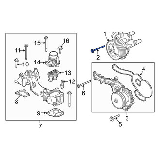 Ford OE - Engine Water Pump Bolt
