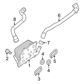Ford OE - Cooling - Oil Cooler (Crew Cab)